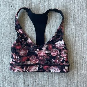 lululemon floral sports bra